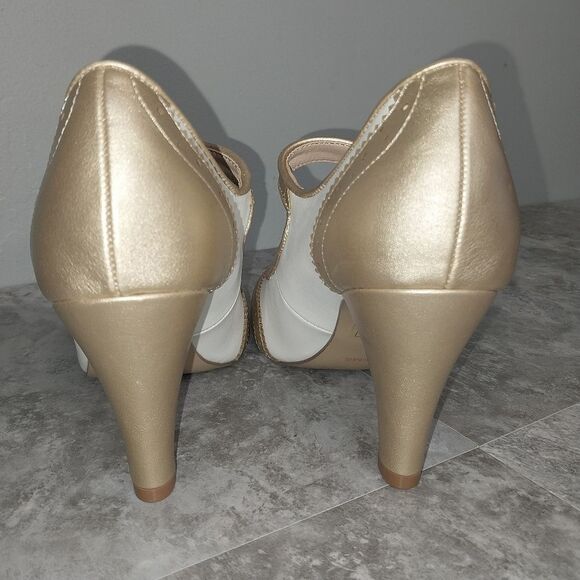 J. Adams Retro Style Womens Size 7 Mary Jane Heels Pin up Oxford Shoes - Picture 7 of 10